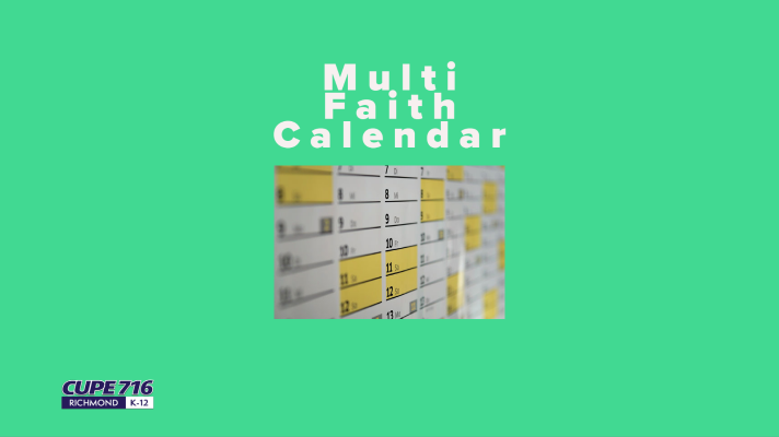 Read more about the article Multi Faith Calendar