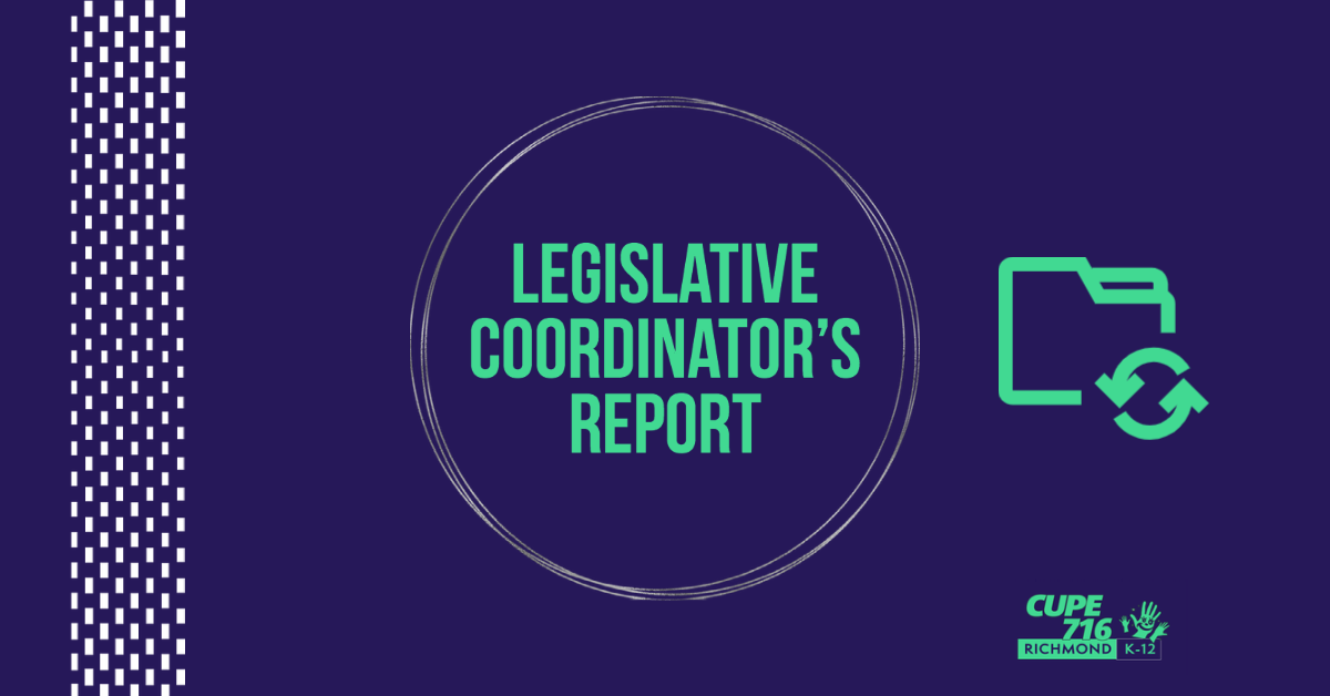 You are currently viewing Legislative Coordinator’s Report January 2021
